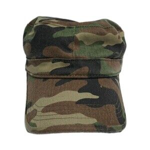 Woodland Camo Cadet Hat Cap Army Green Military Outdoors J Hats